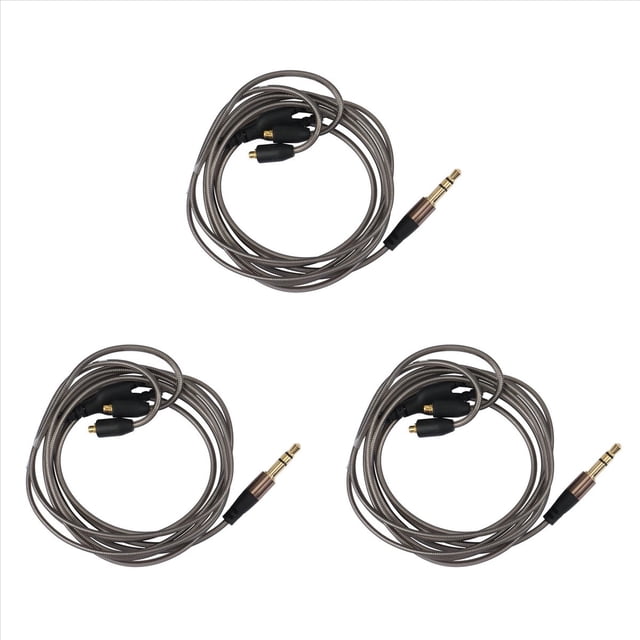 3X Cable de Auriculares DIY Ie800, Cables de Cobre de Cristal ÚNico, Cable de Auriculares de Interfaz MMCX de 14 NúCleos para SE215 / 315/535 / UE900
