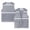 #0185-Gray, variant on Puyaiuu Unisex Safety Vest Mesh Breathable Reflective Strips Custom Logo Print Work Volunteer Vest With Pockets Gray XXXL Gift