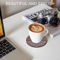 thumbnail image 6 of Boho Red Brown Flower Coasters Set of 6, Absorbent Coasters for Drinks, Abstract Bohemia Pesley Floral Coaster for Desk Coffee Table Protection, Home Decor House Warming Gifts 4", 6 of 8