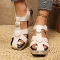 thumbnail image 1 of MKLEKYY Sandalias de Plataforma Zapatos de Playa Zapatillas de Mujer Sandalias Planas de Una Sola Pieza para Vacaciones En La Playa 685, 1 of 4