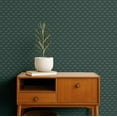 thumbnail image 2 of S4Sassy Modern Geometric Quatrefoil Wallpaper - Green Wall Covering, 25" x 60" Self-Adhesive Textured Vinyl Walls Paper, Decorative Walls Wrap, Easy DIY Wall Covering For Bedroom, Cabinets, 2 of 9