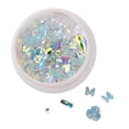 thumbnail image 1 of Nail Art Crystal Flower Shining Rhinestone Pearl Nail Sequin Rhinestone Manicure Decoration, 1 of 9