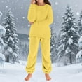 thumbnail image 6 of vdgthytj Boys Girls Fuzzy Fleece Pajamas Kids Cozy Wam Sweaters Top and Pants 2 Piece Sets Loungewear, 6 of 7