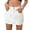 White, variant on Noric Women's High Waisted Denim Mini Skirt Bodycon with Rhinestone Casual Summer Steetwear Fashion