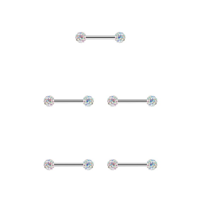 Minnieouse Anillo para pezones con barra, decoración de cuerpos pequeños de Metal Sexy, accesorio de moda, para el cuerpo con estilo Type2 NO2
