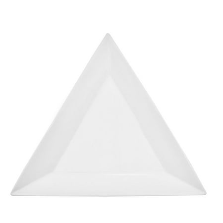 

Triumph Triangular Plate 14 W X 14 L X 1 3/8 H Porcelain White 6 packs