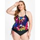 thumbnail image 1 of Tankini Cordón Ajustable Tamaño Extra Grande Rosegal Lencería de talla grande, 1 of 5