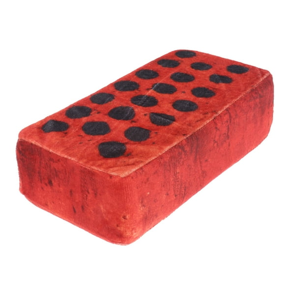 1Pack Building Block Toys for Kids Realistic Design Brick-Shaped Plush 9.8X4.8X2.8in