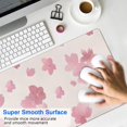 thumbnail image 4 of Long Mouse Pads for Desk,Pioneer Flower Floral Print Pattern Desk Mats on Top Of Desks, Desk Mouse Pad Extra Large with 3mm Non-Slip Base and Stitched Edge for Gaming,Office,Work,Home 35.4"x15.7", 4 of 6