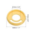 thumbnail image 2 of Unique Bargains Plastic Binding Discs, Yellow, 22 Count, 2 of 6