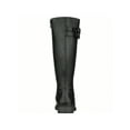 thumbnail image 4 of Women's Knee High Riding Boot Lace Up Boot Fashionable Buckle Wide Calf Knee High Combat Boot, 4 of 5