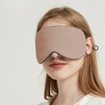 thumbnail image 6 of JikouIivo Satin Both Sides Sleep Eye Mask - 1Pcs Silk Like Sleeping Masks Warm And Cool Double-Sided Available Blindfold Eye Mask Lightweight Night Eyeshade, 6 of 8