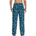 thumbnail image 3 of Xecao Daisies Flowers Men's Straight Lounge Pajama Pants: The Ultimate in Comfortable Sleepwear, 3 of 9