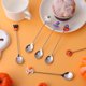 thumbnail image 5 of FELTECHELECTR 6 cucharas de acero inoxidable estilo Halloween para pastel, postre y vajilla., 5 of 5