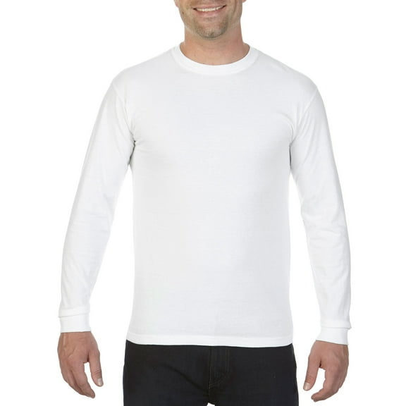ComfClrs RingSpun L/S T White