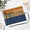 New Dark Blue, variant on Gray Roll Up PU Leather Makeup Brush Travel Holder Organizer Pouch Bag