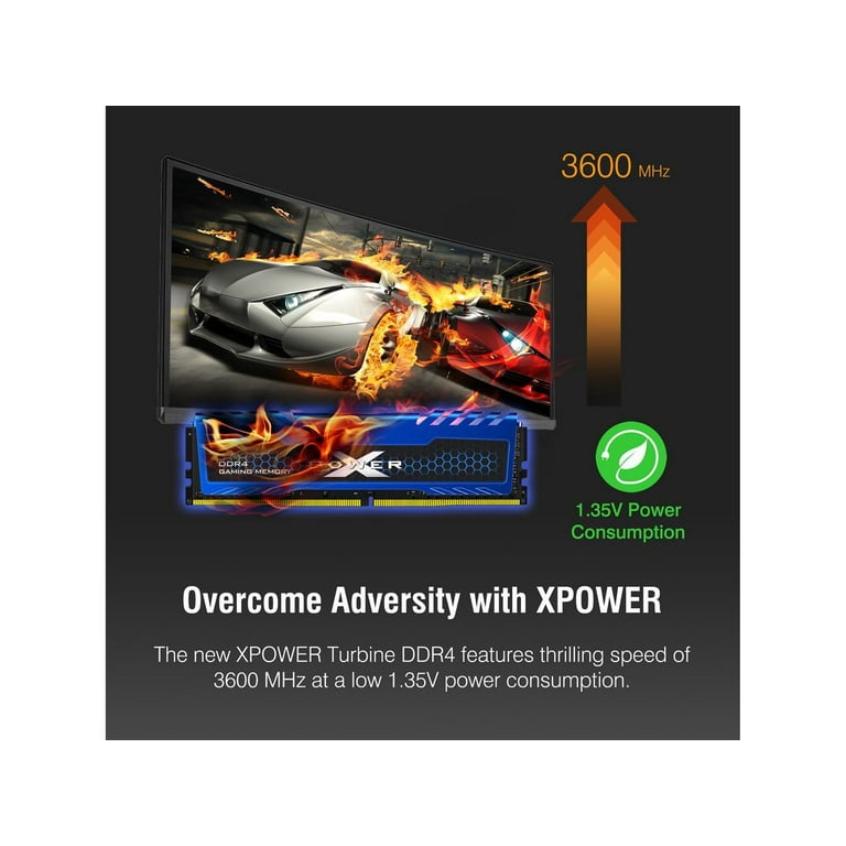 Silicon Power 32GB DDR4 SDRAM, XPOWER Turbine, 2 x 16GB, 3200