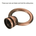 thumbnail image 5 of Uxcell 15kg Max Load 36x43mm M10 Thread Ring Shape Female Loop Eye Nut Red Bronze 2 Pack, 5 of 5
