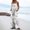 White A, variant on Sleeveless Jumpsuit Wrapped Elegant for Womens Dressy Casual One Piece Romper Outfits Black L