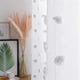 thumbnail image 4 of Cortinas MYSKY HOME, color blanco transparente con pompones, 140 x 137 cm, 2 paneles, 4 of 8