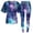 C-Black11, variant on DHFJKG 2 Piece Sets For Women Summer Workout Outfits Short Sleeve Loungewear Sets Galaxy Printed Leggings Casual Tracksuits Versatile Outfit