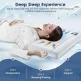 thumbnail image 5 of MOONORAH Cooling Memory Foam Bed Pillow for Neck Pain Relief, Two-Sided Cooling Pillow for Back, Stomach and Side Sleepers, Two Firmness, Hotel Quality Bed Pillows, Queen Size, 28" x 16", 5 of 8