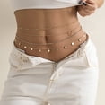 thumbnail image 1 of Conjunto de cadena de cintura ER Cadenas para el cuerpo con diamantes de imitación, 1 of 5