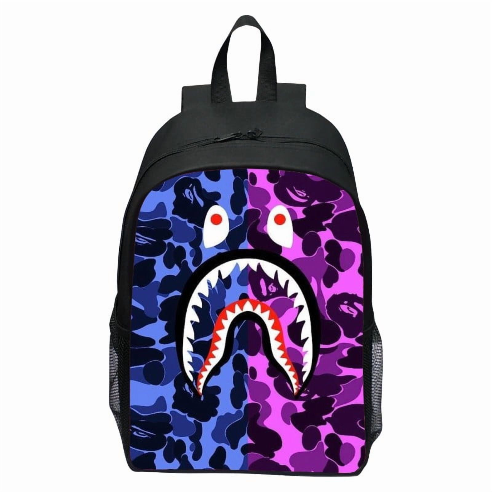 n*t様 bape backpack BAPE Anime Travel Backpack for Teens/Womens/Mens/ Casual