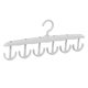 thumbnail image 1 of 5x perchas giratorias, estantes colgantes con 12 ganchos, organizadores de ropa que ahorran espacio, perchas para bolsos, sujetador, almacenamiento en Gris, 1 of 7