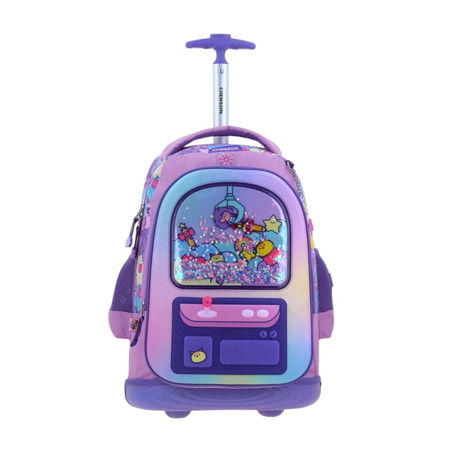 Mochila Chenson Con Ruedas Y Luces Led Vania Bachur Escolar Primaria MAki VB70828-V