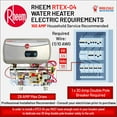 thumbnail image 2 of Rheem Electric 120 Volts 3500 Watts Tankless Water Heater, 2 of 5