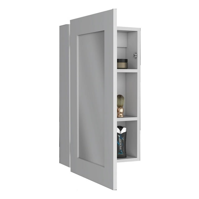 Gabinete Baño Blanco Madera aglomerada C/Espejo Excelsior