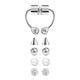 thumbnail image 3 of Anillo para la nariz, juego de piercings para la nariz, joyería para piercings corporales, moda, cómodo de llevar, accesorio exquisito, regalo ideal, piercings para la nariz, tornillo Estilo C, 3 of 9