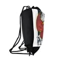 thumbnail image 2 of Superman Glowing Aura Drawstring Backpack Sports Bag Sackpack 17" x 13", Perfect for Gym, Yoga or Practice, 2 of 5