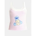 thumbnail image 7 of Sesame Street Women's Cookie Monster Graphic Tank Top, 2-Pack, Sizes XXS-XXL, 7 of 7