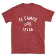 thumbnail image 1 of El Campo Texas Patriot Men's Cotton T-Shirt, 1 of 1