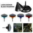 thumbnail image 4 of Walbest Lawn Mower Blade Sharpener for Drill and Lawn Mower Blade Balancer Set, Universal Rotary Lawn Mower Sharpener Blade Whetstone for Power Drill Hand Drill, 4 of 7