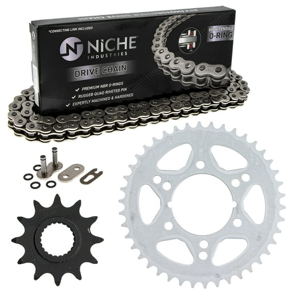 Niche Sprocket Chain Set for Polaris Trail Boss 250 12/42T 520 O-Ring ATV MK1004424