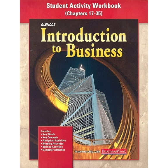 Pre-Owned Introduction To Business: Student Activity Workbook Chapters 17-35 Paperback McGraw-Hill