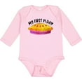 thumbnail image 3 of Inktastic My 1st Pi Day Pink Pie Pan Pun Boys or Girls Long Sleeve Baby Bodysuit, 3 of 5
