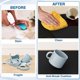 thumbnail image 4 of Alfombrillas de Cocina Acolchadas Antifatiga para Suelo, Juego de Alfombrillas de Cocina Impermeables para Cocina, Suelo, Oficina, Color Negro, 4 of 5