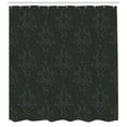 thumbnail image 3 of Ambesonne Dark Grey Shower Curtain, Antique Damask 3D, 69"Wx70"L, Charcoal Grey Dimgrey, 3 of 3