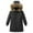 Black, variant on Baby Sweater Coat Kids Girls' Boys' Hooded Down Winter Warm Jackets Puffers Outerwear New Fall Jackets Winter Outerwear Green-2 150