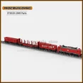 thumbnail image 4 of Blocks Cargo Express Train MOC Building Blocks Train City Model DIY Assembled Technology Bricks Creative Display Children Toys Gifts 240120, 4 of 6