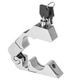 thumbnail image 4 of Seguro para manubrio de moto con bloqueo de freno y embrague, diseño antirrobo, color plata, llave aleatoria. Fácil instalación y apertura rápida., 4 of 7