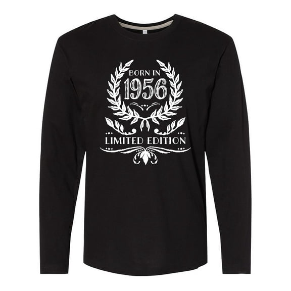 Inktastic Born in 1956 Limited Edition Long Sleeve T-Shirt