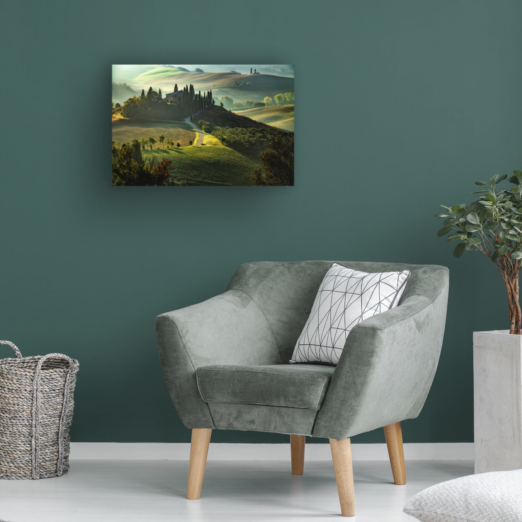 Trademark Fine Art Pasquale Guerra  Val d'Orcia Canvas Wall Art