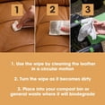 thumbnail image 3 of Toallitas limpiadoras para cuero Furniture Clinic, 80 unidades, 3 of 7