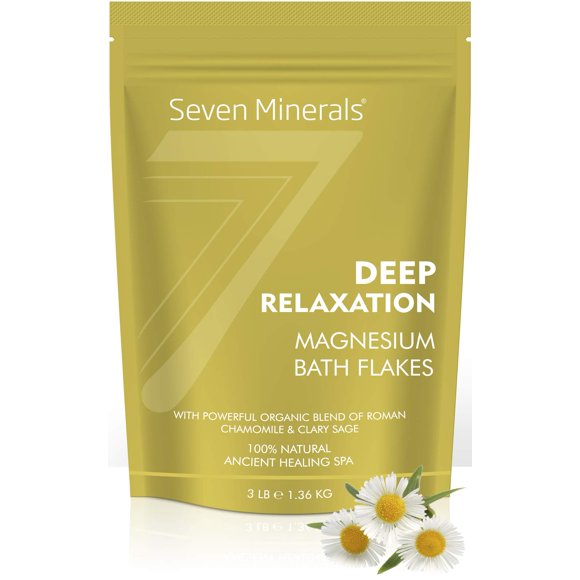 Flakes de cloruro de magnesio Seven Minerals Deep Relajation 1,36 kg