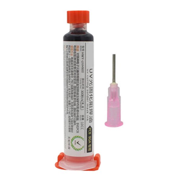 Máscara de Soldadura Suministros de Máscara de Soldadura de Tinta Uvh900 Uv Negro/ Azul/ Verde/ Rojo